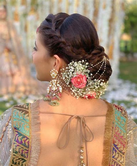 5 absolutely stunning bridal hairstyles to go with a bridal ghoonghat | Bridal hair buns, Bridal ...