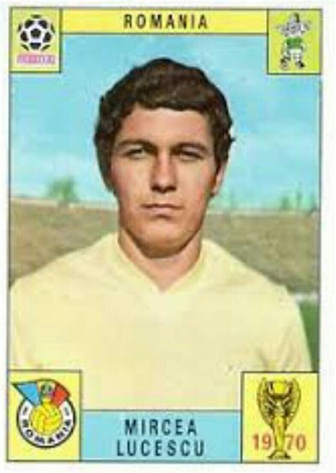 Mircea Lucescu of Romania. 1970 World Cup Finals card. | World cup ...