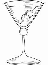 Martini Glass coloring Page  Free Printable Coloring Pages sketch template