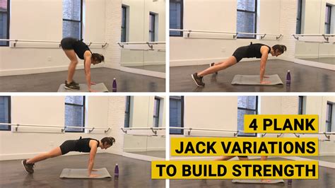 4 Plank Jack Variations to Build Strength