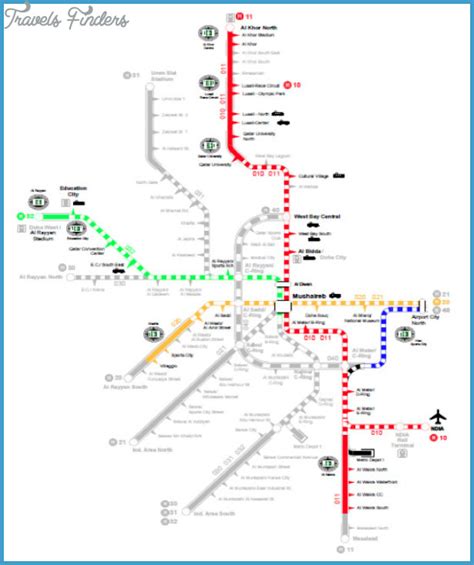 Riyadh Metro Map - TravelsFinders.Com