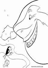 Bruce The Shark Coloring Pages sketch template