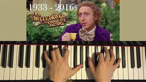 Willy Wonka - Pure Imagination (Piano Cover) - YouTube