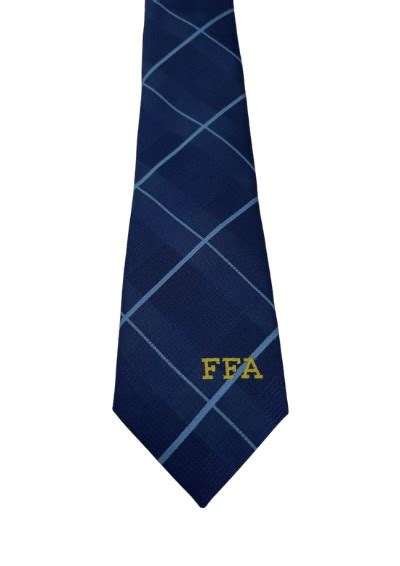 FFA CHECK TIE NAVY/ - 03226-4000