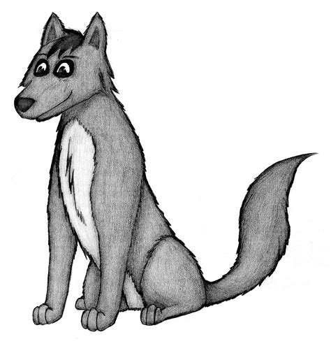 Patch - Wolf Drawing by StormyWolf on DeviantArt