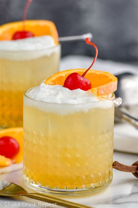 Whiskey Sour Recipe - Shake Drink Repeat