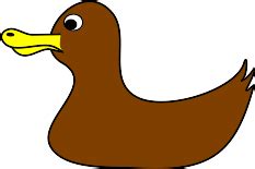 Brown Duck Clip Art at Clker.com - vector clip art online, royalty free & public domain