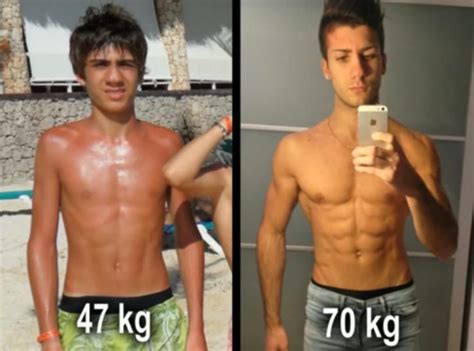 26+ 6 month body transformation skinny to muscle model | perfectabsworkout