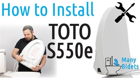 How to install the TOTO S550e Washlet Bidet Seat - YouTube