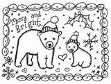 Christmas Coloring Cards 3  Coloringkidsorg sketch template
