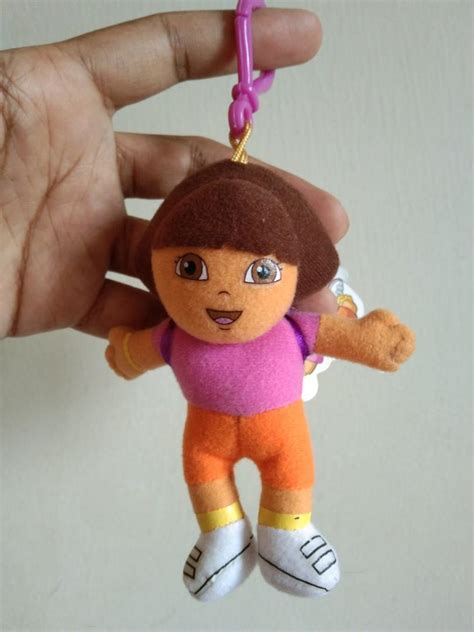 Dora the explorer - keychain - plush, Hobbies & Toys, Toys & Games on Carousell