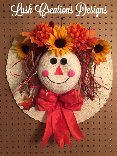 Fall front door Wreath, scarecrow hat Wreath, thanksgiving Wreath, fall wreath, Halloween Wreath ...