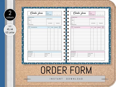Small Business Order Form Template