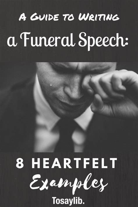 A Guide to Writing a Funeral Speech: 8 Heartfelt Examples A funeral is ...