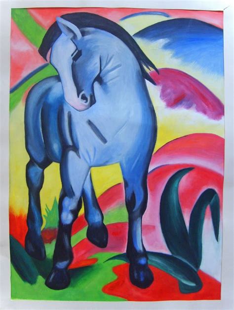 Blue Horse - Franz Marc by elilith666 on deviantART | Franz marc, Famous artists paintings, Art ...