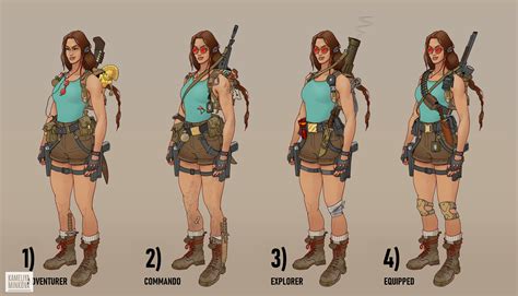 Lara Croft Concept Art – Telegraph