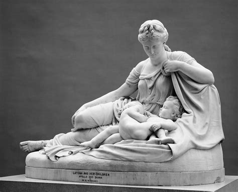 William Henry Rinehart | Latona and Her Children, Apollo and Diana ...