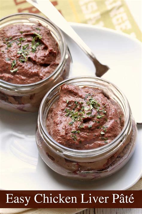 This chicken liver pâté is made with olive oil and lots of tasty seasonings. Wonderfully rich ...