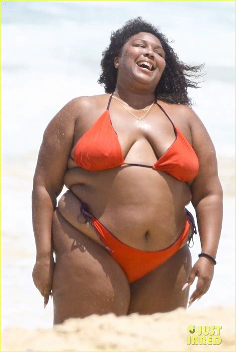 Lizzo Sports Tiny Red Bikini on Vacation in Brazil!: Photo 4432657 ...