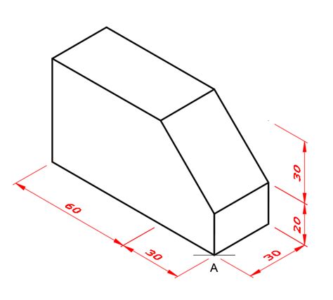 Oblique projection example 8