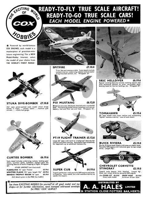 Cox control-line model aircraft