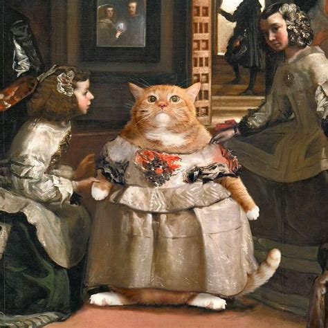 This Fat Cat Transforms Iconic Paintings Into Fat Cat Art | Arte con ...