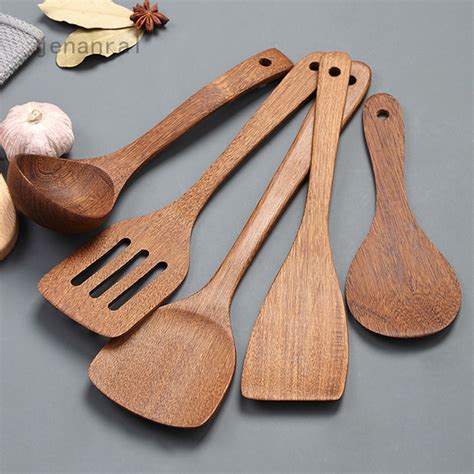 Wooden spatula kitchen nonstick wooden kitchenware wooden spoon Wooden ...