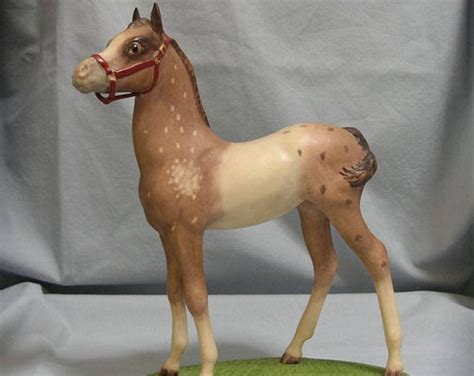 Vintage Cybis Porcelain Figurine Appaloosa Colt With Halter Model 663, 1970's - Etsy