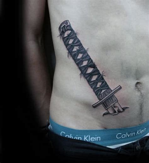 40 Katana Tattoo Designs For Men - Japanese Sword Ink Ideas