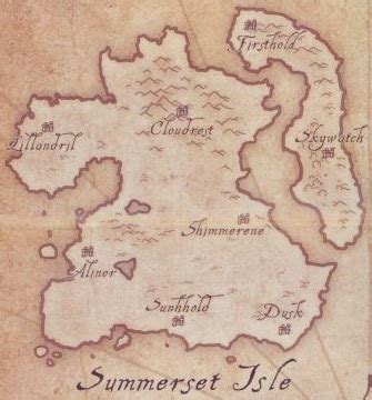 Lore:Summerset Isles - The Unofficial Elder Scrolls Pages (UESP)