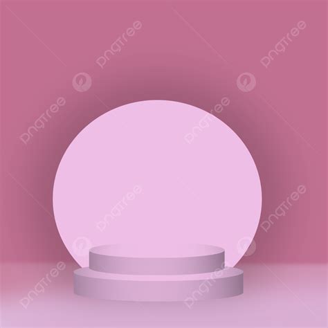 3d Nackround Prouduct Plasment With Warm Pink Shade Colors Background ...