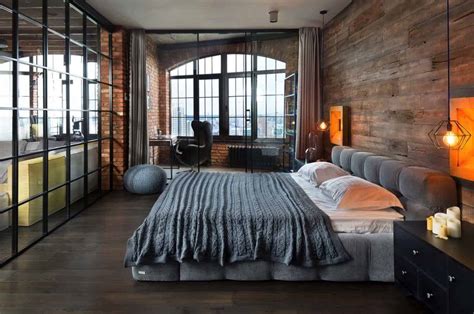 35 Edgy industrial style bedrooms creating a statement