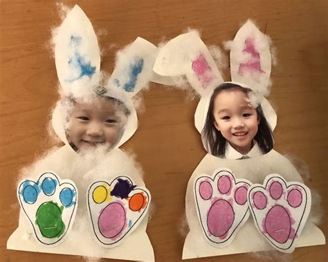 Easter bunny craft preschool | Preschool crafts, Easter bunny crafts, Bunny crafts