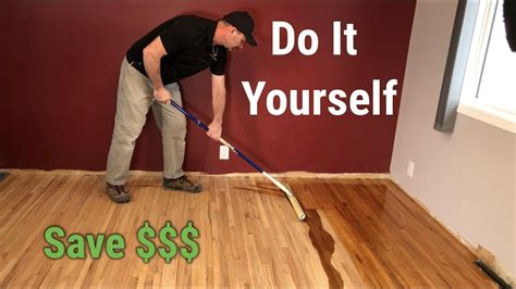 How To Sand & Refinish Hardwood Floors - YouTube | Refinish wood floors ...