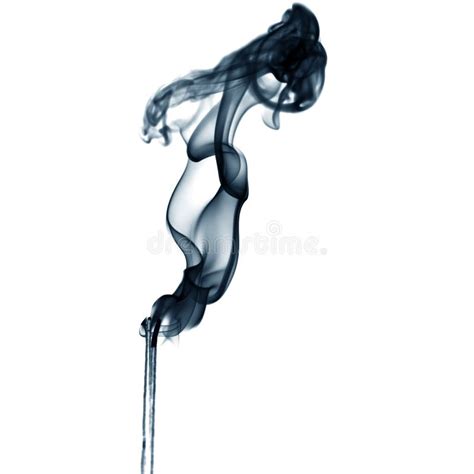 Smoke Shapes On White Background Stock Illustration - Illustration of colorful, fragrance: 35926395