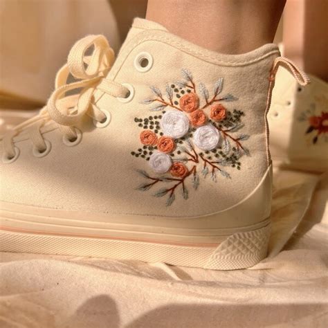 Shop Embroidered Shoes Online - Etsy