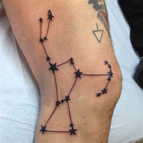 50+ Best Orion Constellation Tattoo Designs (2024) Hunter, Belt, Nebula