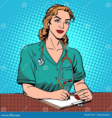 Intern Front Desk at the Hospital Stock Vector - Illustration of style, success: 62877901