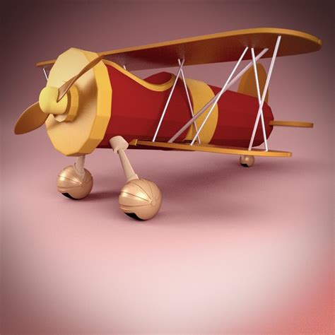 Blend Swap | Cartoon Biplane