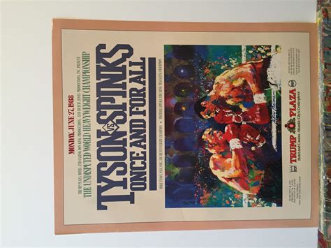 Tyson vs. Spinks – Once and For All – LeRoy Neiman