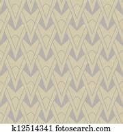 Dotted geometric pattern in art deco style Clipart | k14395333 | Fotosearch