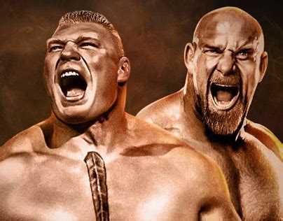 Brock Lesnar vs Bill Goldberg | Behance