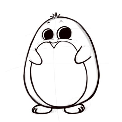 How To Draw A Easy Cartoon Penguin free image download