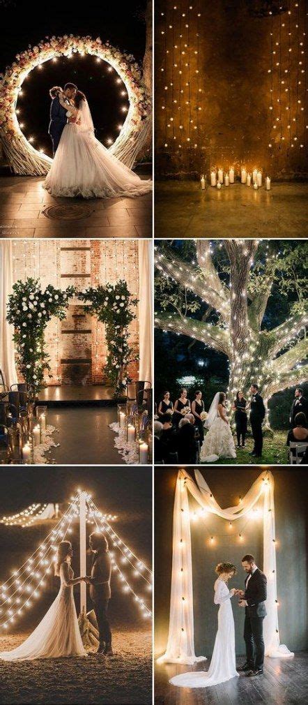 22 super ideas for wedding ceremony decorations lights beautiful ...