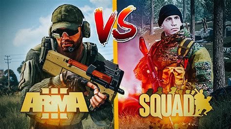 SQUAD VS ARMA 3 - Не всё так однозначно? - YouTube