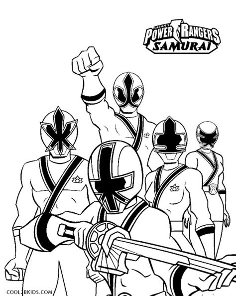 Free Printable Power Ranger Coloring Pages For Kids