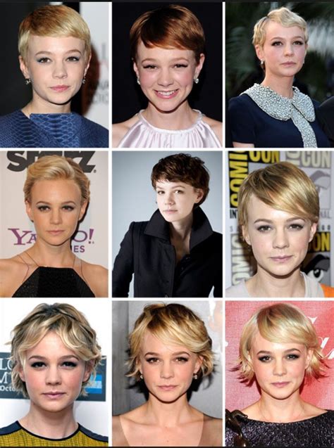 Carey Mulligan - growing out pixie cut stages | Growing out short hair ...