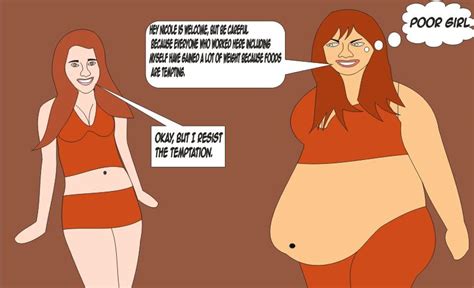 Women Weight Gain Cartoons