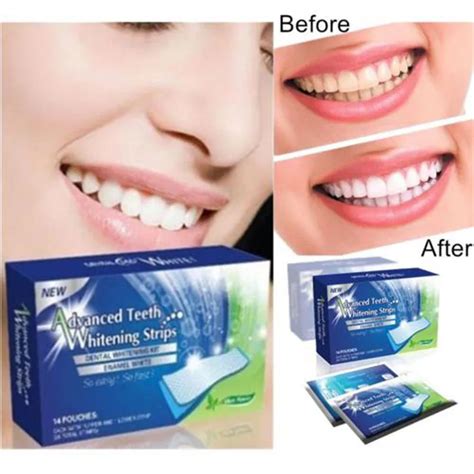 28PCS Teeth Whitening Strips White Effects Dental Whitestrips Advanced ...