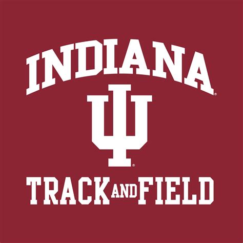 Indiana University Hoosiers Arch Logo Track & Field Short Sleeve T Shi ...